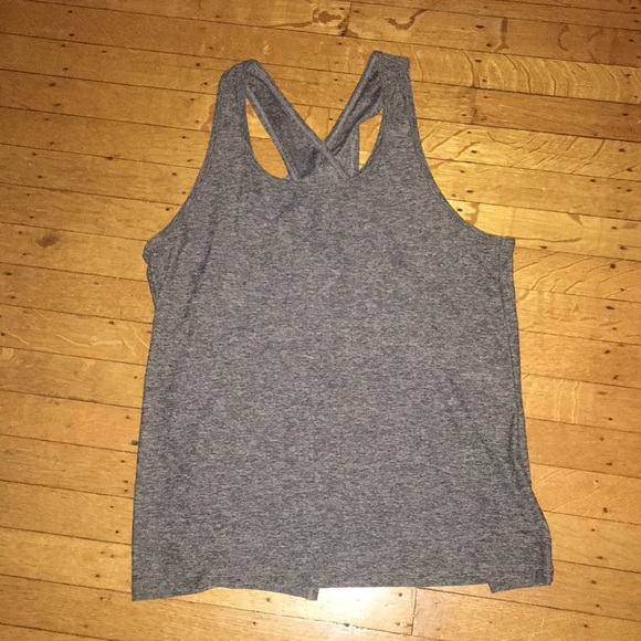 yoga tie back top